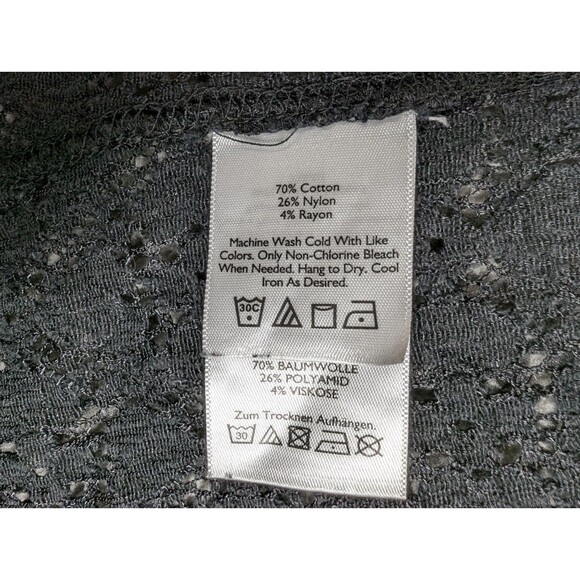 Eddie Bauer Casual Beach Dress Cover Up Size Large Swim See Thru Athletic Black - Picture 8 of 11